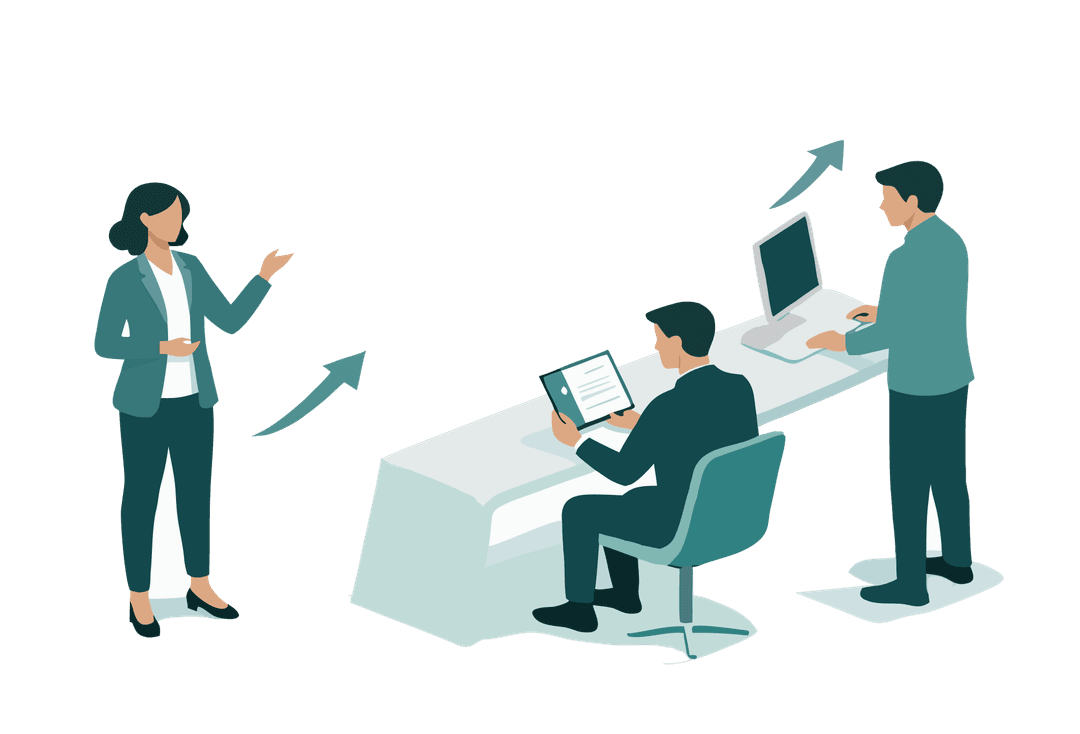 Operations team improving revenue performance with structured dashboards