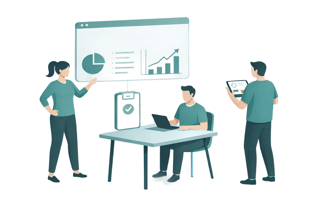 Clinical team reducing documentation pressure with organized review support