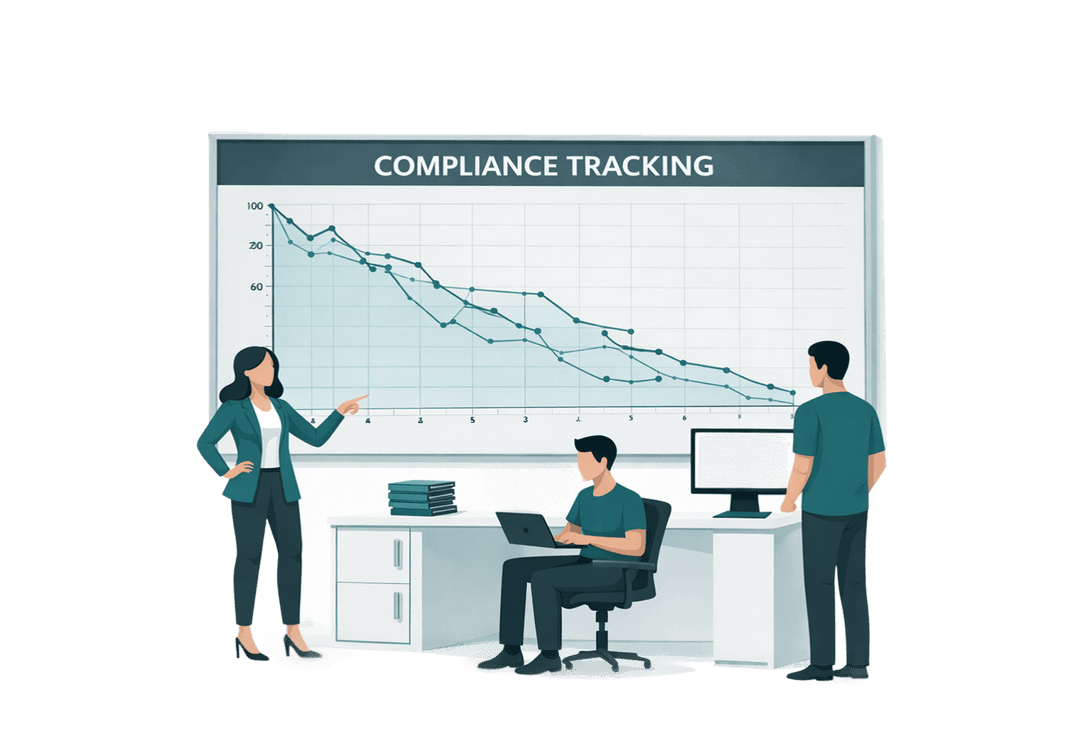 Growing operations team using standardized dashboards and review workflows