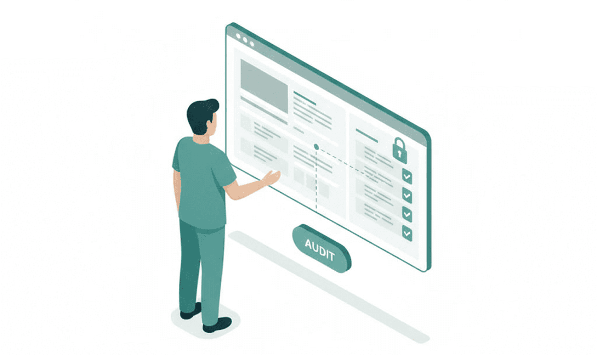 Clinicians reviewing compliance documentation together