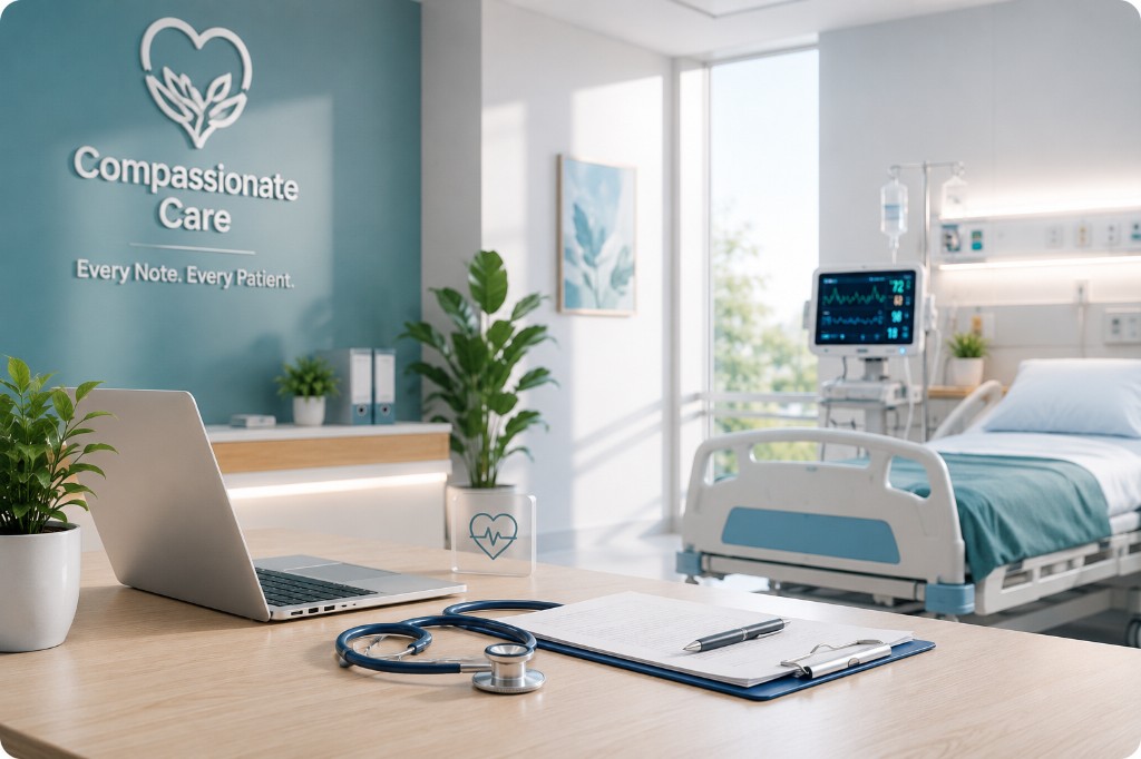 Compassionate care clinical workspace